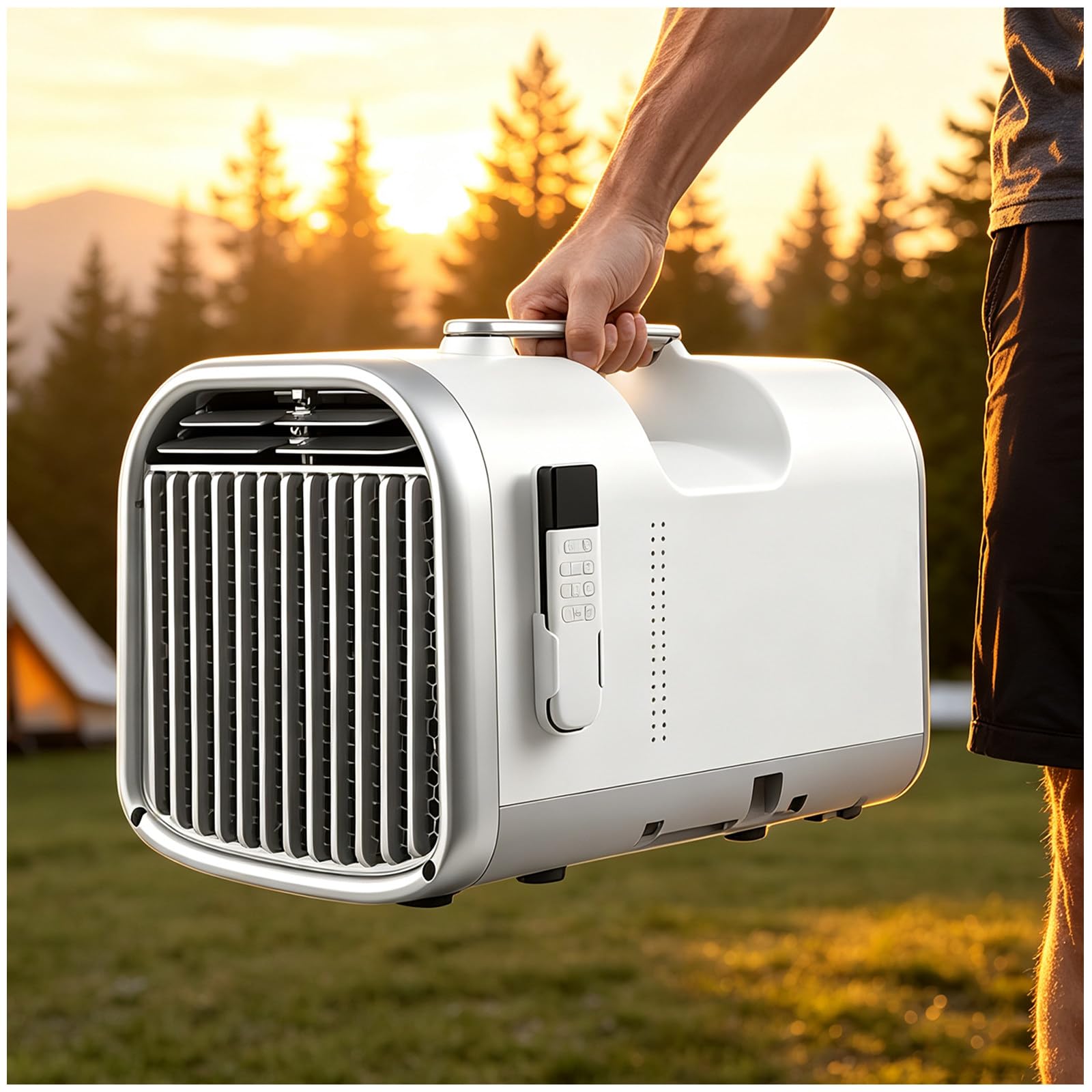Eastnmythet Portable Travel Air Conditioner for Campers/RVs/Tent 5100BTU