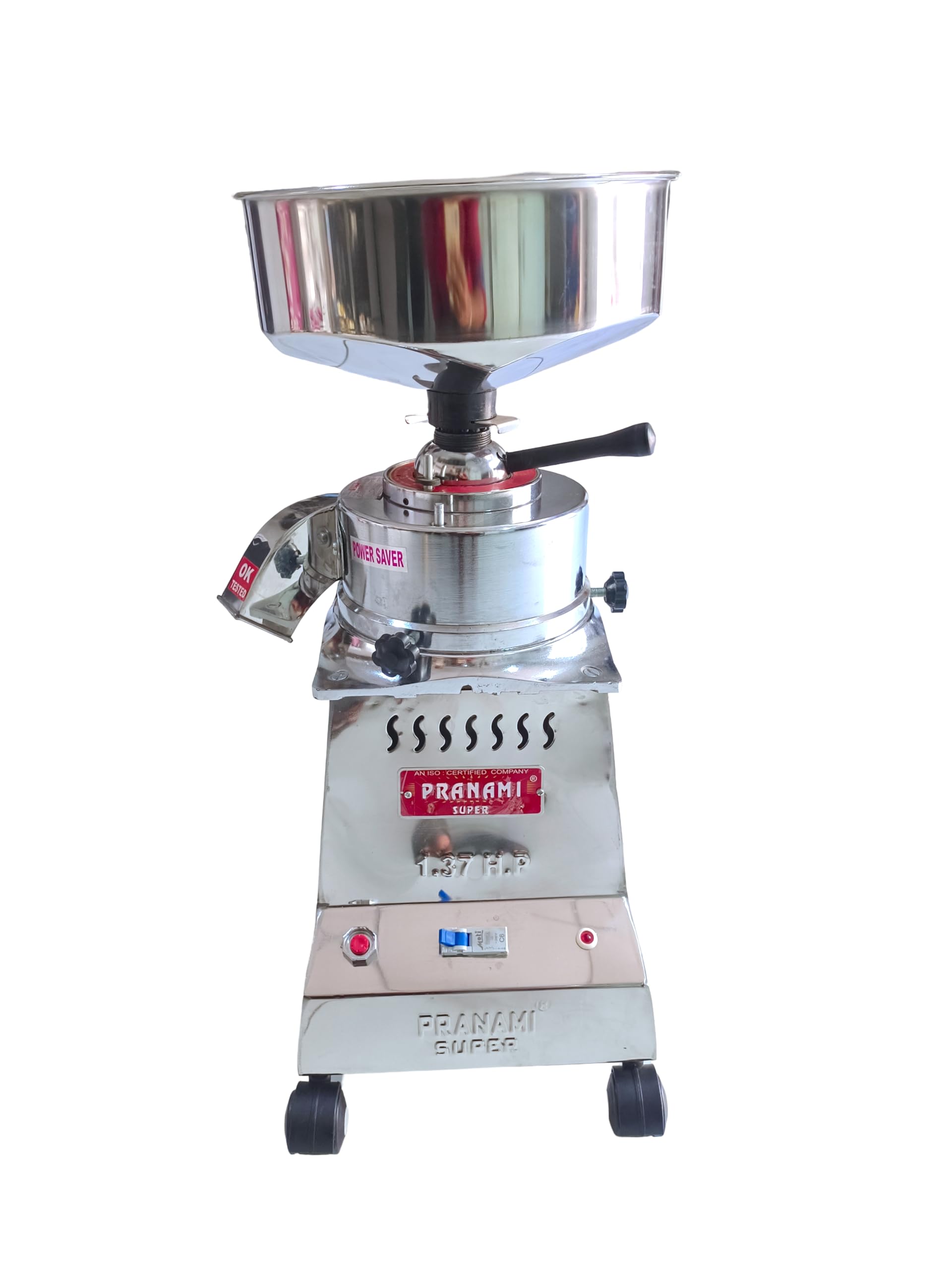 6" Mixi 1.37 HP Power Saver Flour Mill || Atta Chakki || Ghar Ghanti || Grinding Machine || Stainless Steel Domestic Flour Mill-picture-21