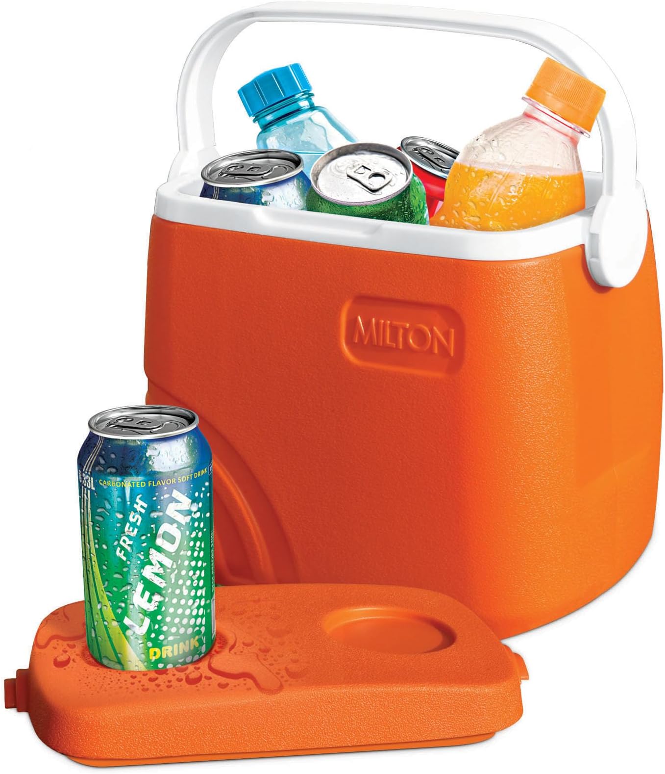 Super Chill 8 Insulated Ice Pail, 7.4 litres, Orange