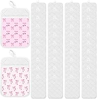 Vista 10 de Hoolerry 20 Piezas Agarraderas para Ollas con Bolsillo Sublimación 7x9'' Algodón Agarraderas para Ollas de Horno a Granel con Lazos Colgantes Rojo