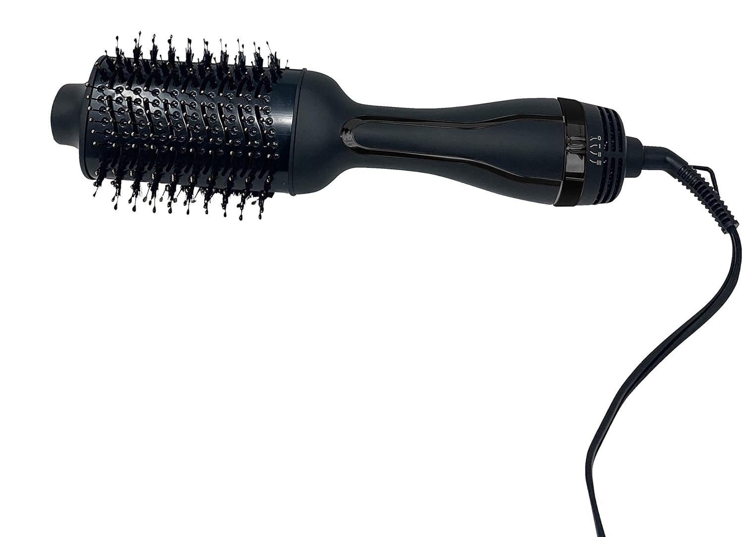 Round Brush Hair Dryer, Volumizing and Styling Tool - Black