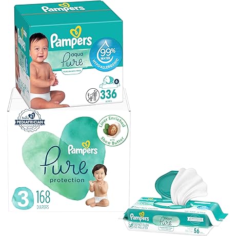 Pampers Aqua Pure Diapers and Wipes: Superior Protection and Gentle Care