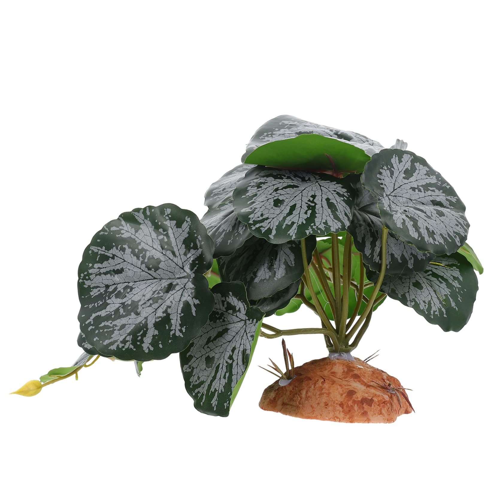 BESTonZON Reptile Terrarium Plant Decor Realistic Artificial Landscape Plants for Reptile Habitats Fish Tanks Turtle Tanks Decoration for Lizards Frogs and Snakes