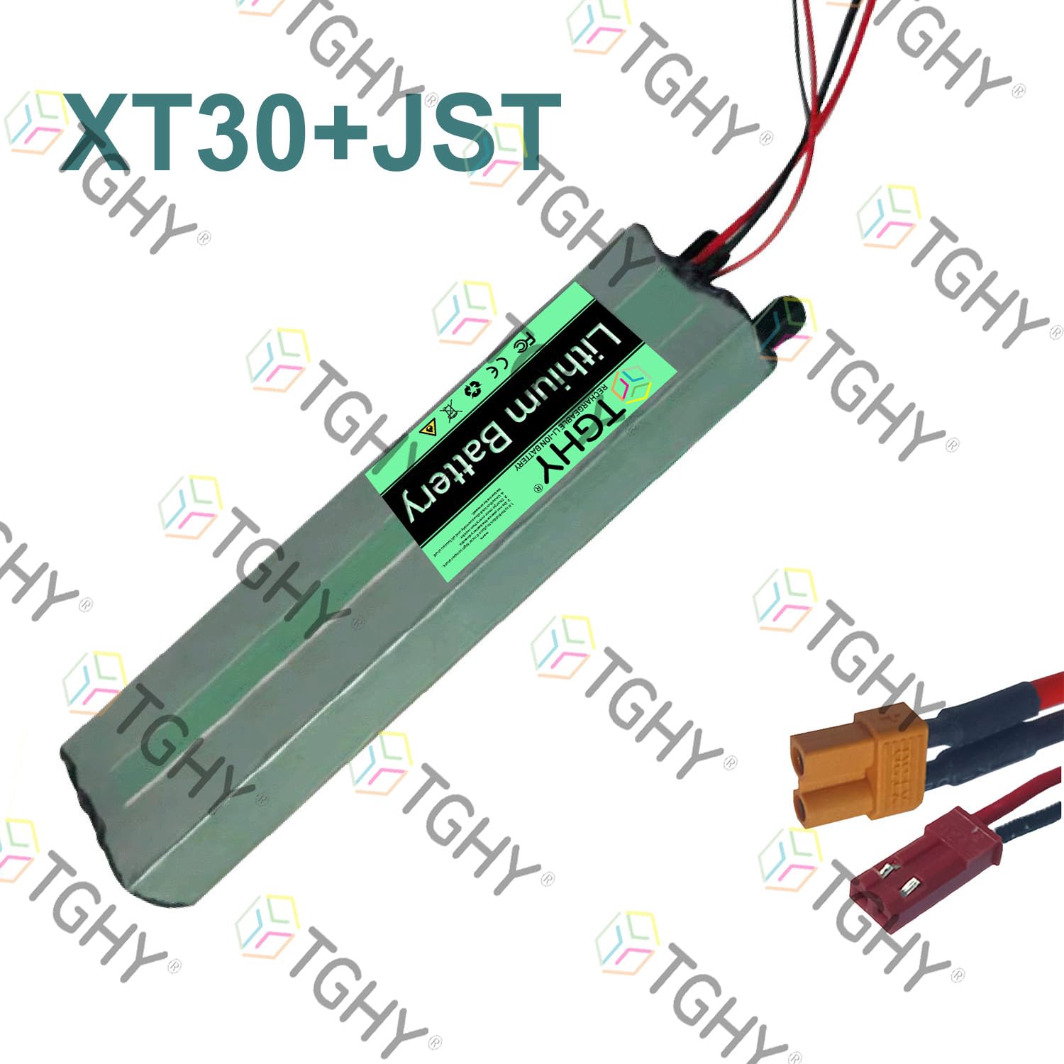 TGHY Batteria al Litio Pieghevole per Monopattino Elettrico 36V 4.4Ah 5.2Ah 6.6Ah 7.8Ah, Batteria di Ricambio per monopattini elettrici, Hoverboard e Skateboard con Motore 280,8W.,36v7.8ah
