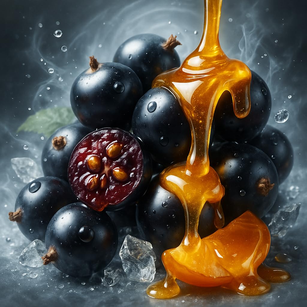 Dark Halo - ribes nero miele ghiaccio aroma concentrato - vegano - Sasami - 100ml