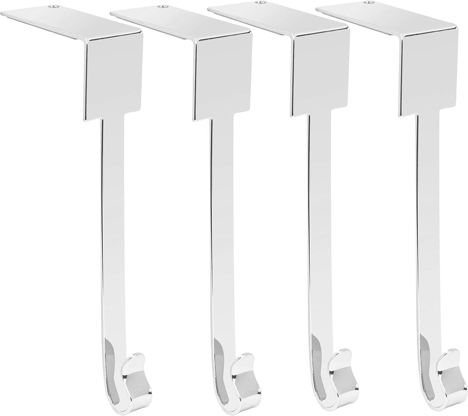 Rorain Set of 4 Christmas Stocking Holder for Mantel, Non Slip Safety