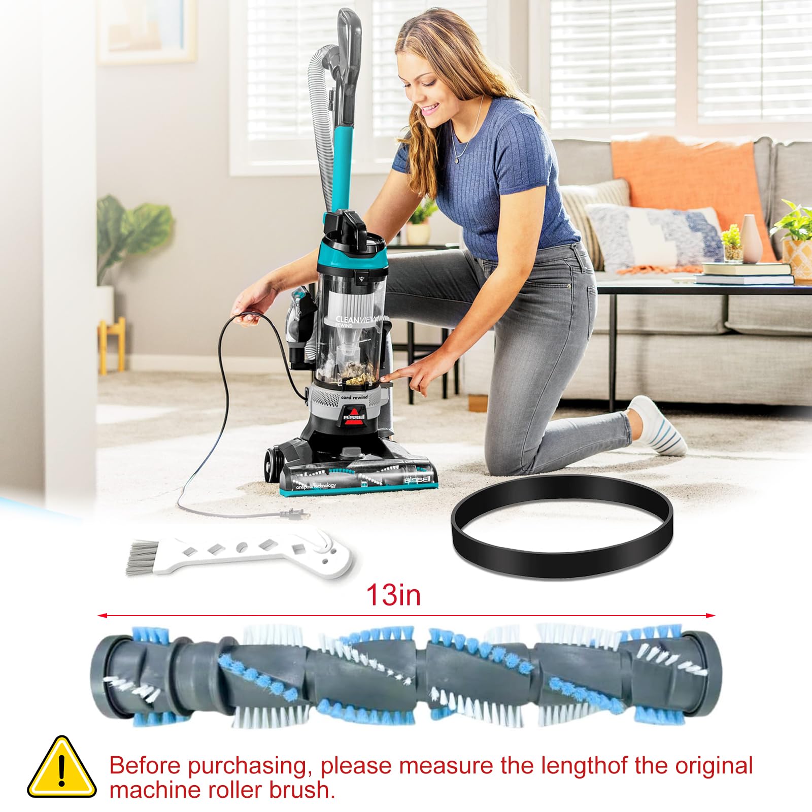 Amazon.com: Brush Roll and Vacuum Belt for Bissell 2191, 2191U