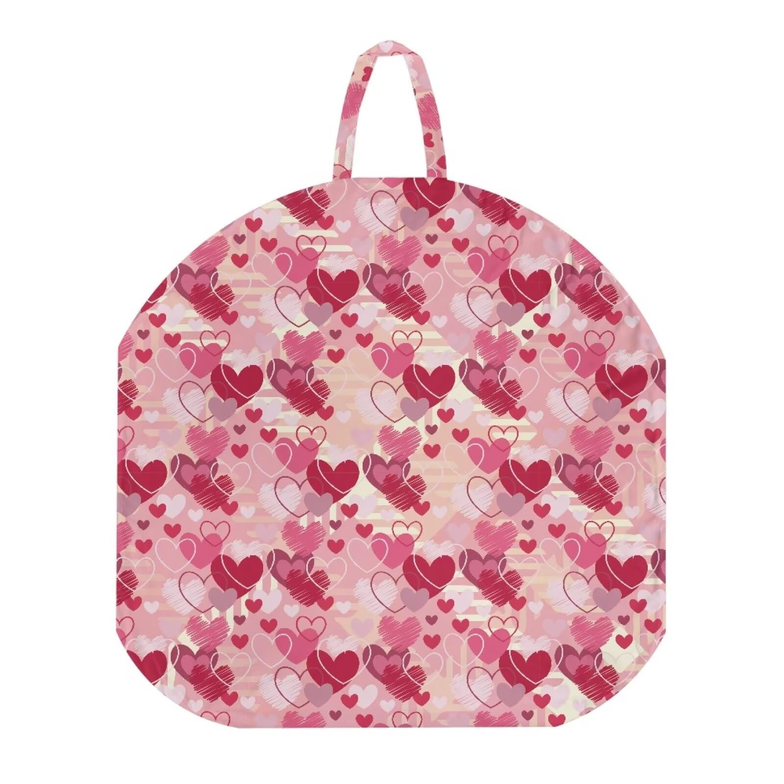 Babrukda Valentines Day Love Heart Newborn Lounger Pillow Cover Infant Removable Slipcover Reusable Cover Snugly Fit Infant Lounger for Baby Nursing Pillow Slipcover (Lounger Not Included)