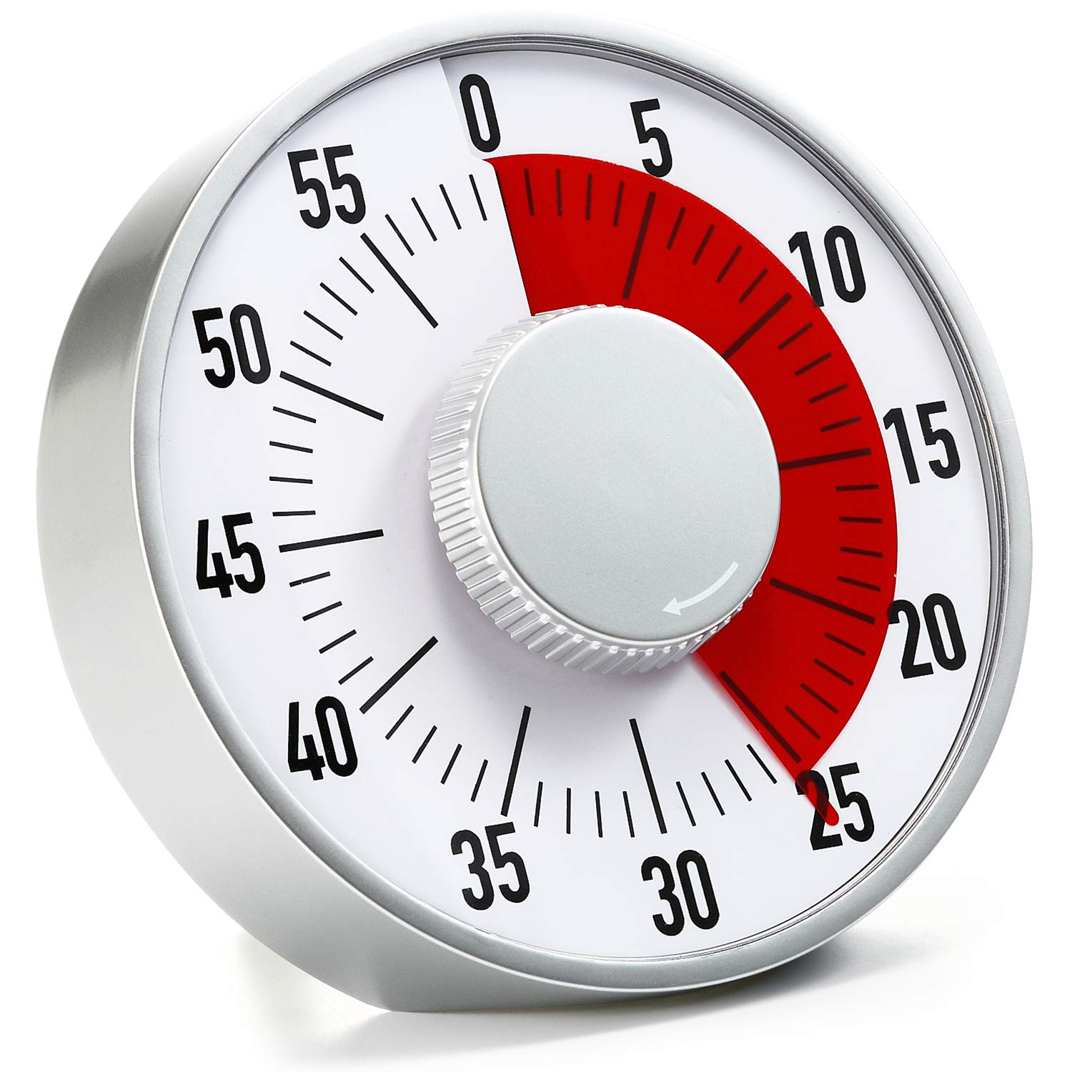 Lavigo Round Mechanical Countdown Timer, Classroom Visual Timer