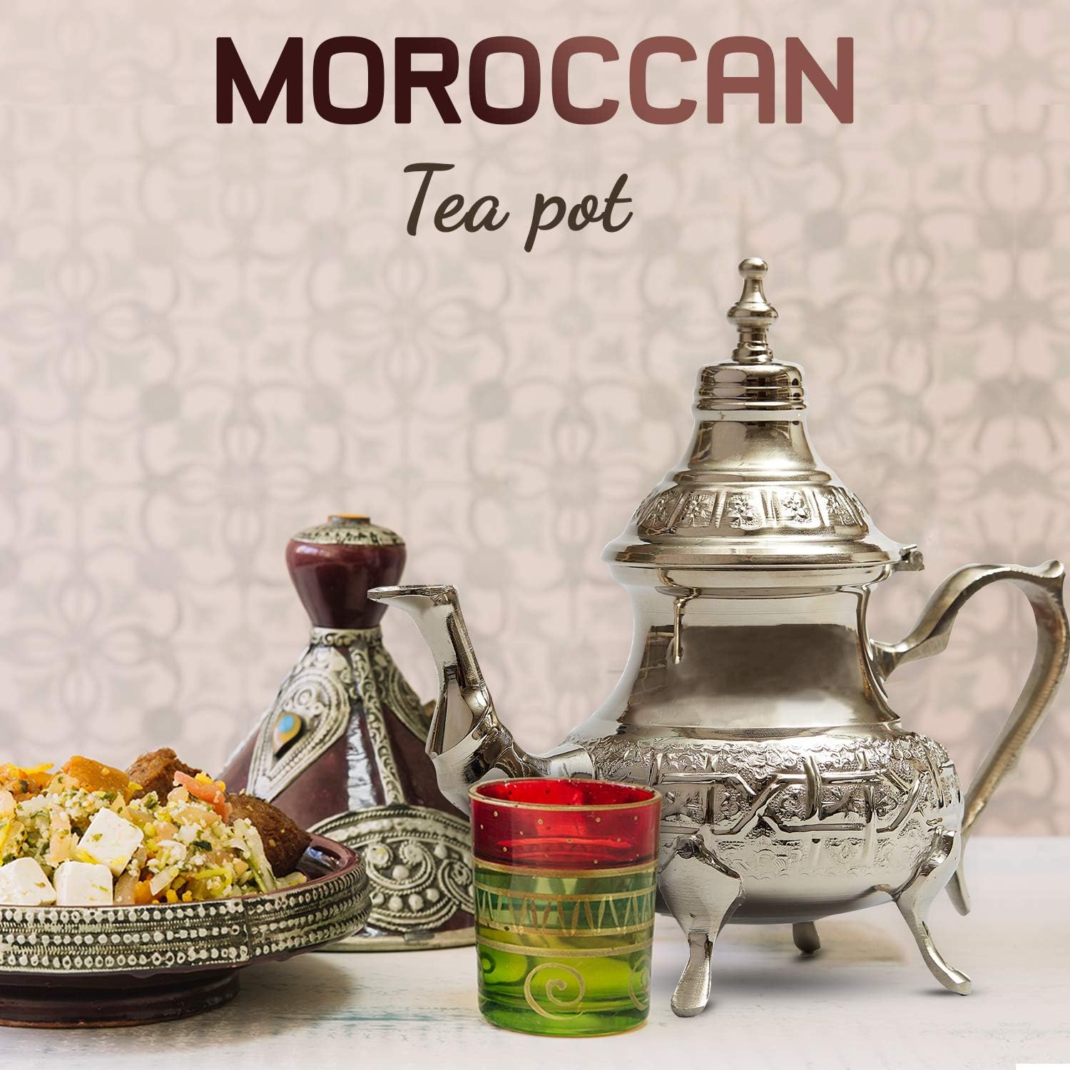 teiera in acciaio inox per il tè