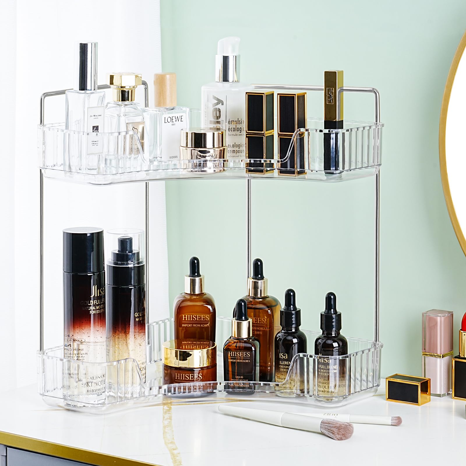 Amazon.com: Niluks Corner Bathroom Counter Organizer, Bathroom ...