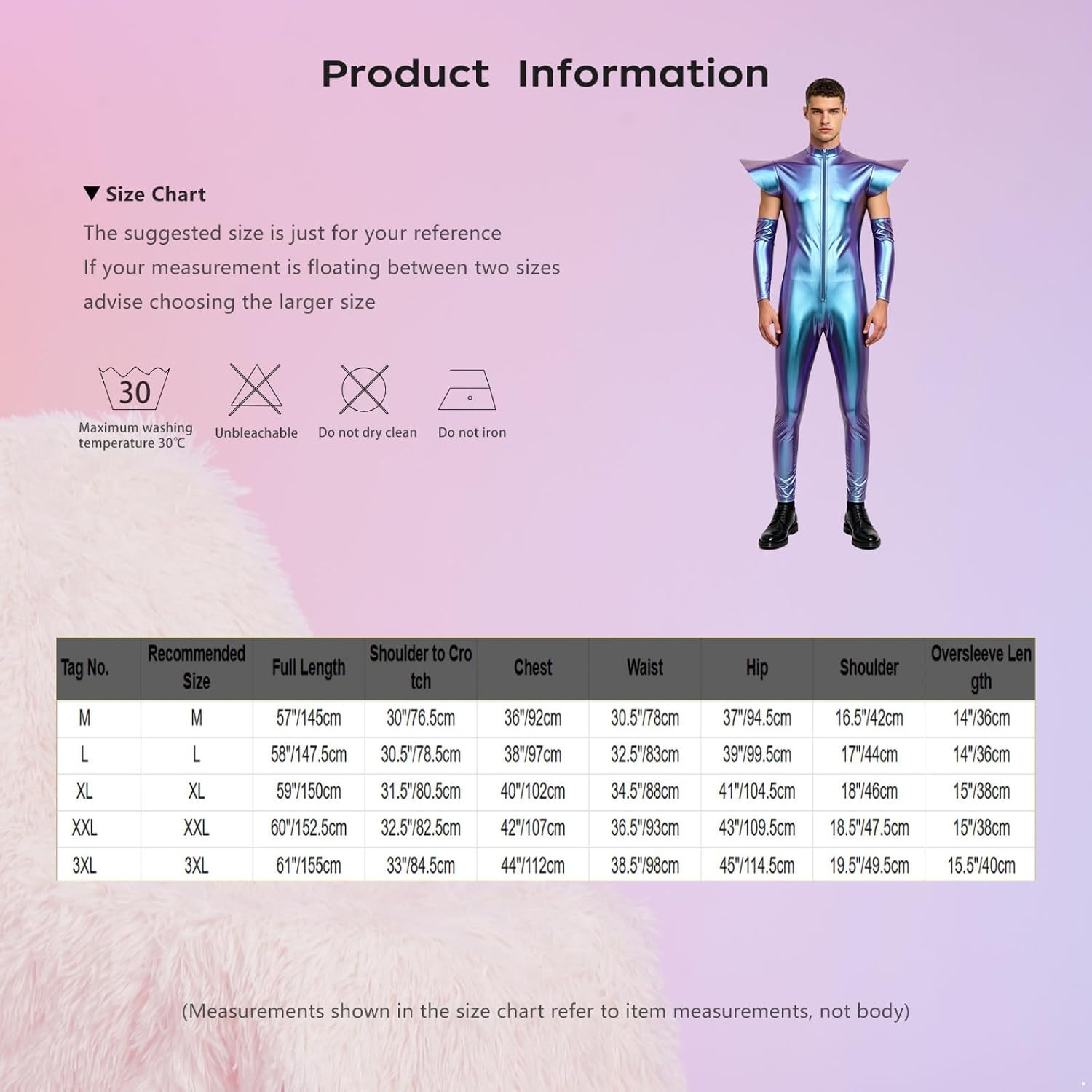 Jhaoyu Men Robot Bodysuit Astronaut Outerspace Outfits