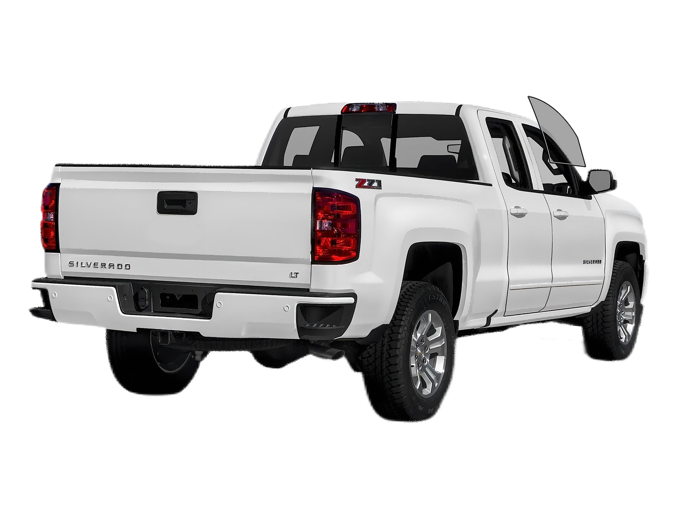 AUTOTEK Precut Window Tint Film Front Two Door Windows Tint Film Cars Sun Blocking Protection Privacy Anti Shatter Glass 2 Ply Computer Cut Any Tint Shade for Chevy Silverado 1500 Crew 2014-2018