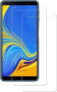 POOPHUNS Cristal Templado Samsung Galaxy A7 2018 [2-Unidades], Protector de Pantalla Cristal Vidrio Templado Premium para Samsung Galaxy A7 2018, 9H Vidrio Real, Huellas Dactilares Libre
