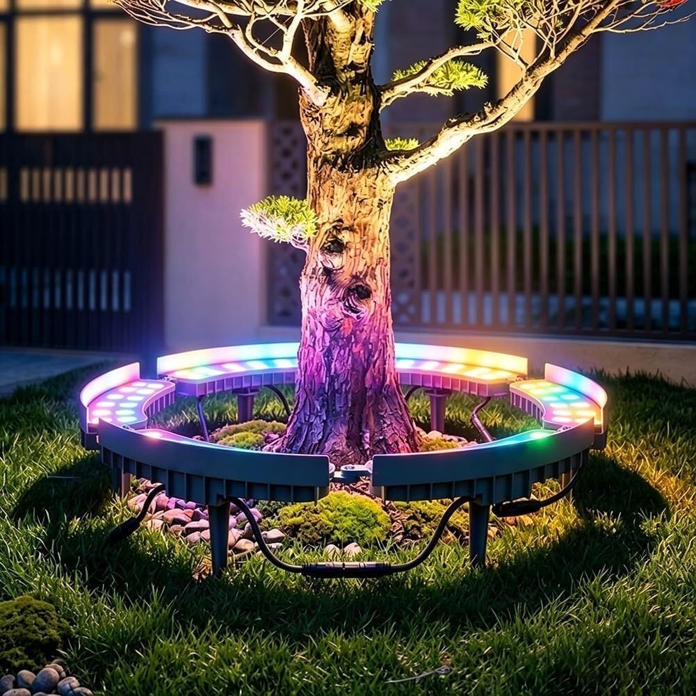 Luces for árboles de bajo voltaje, adecuadas for iluminación jardines y paisajes(6 Packs)