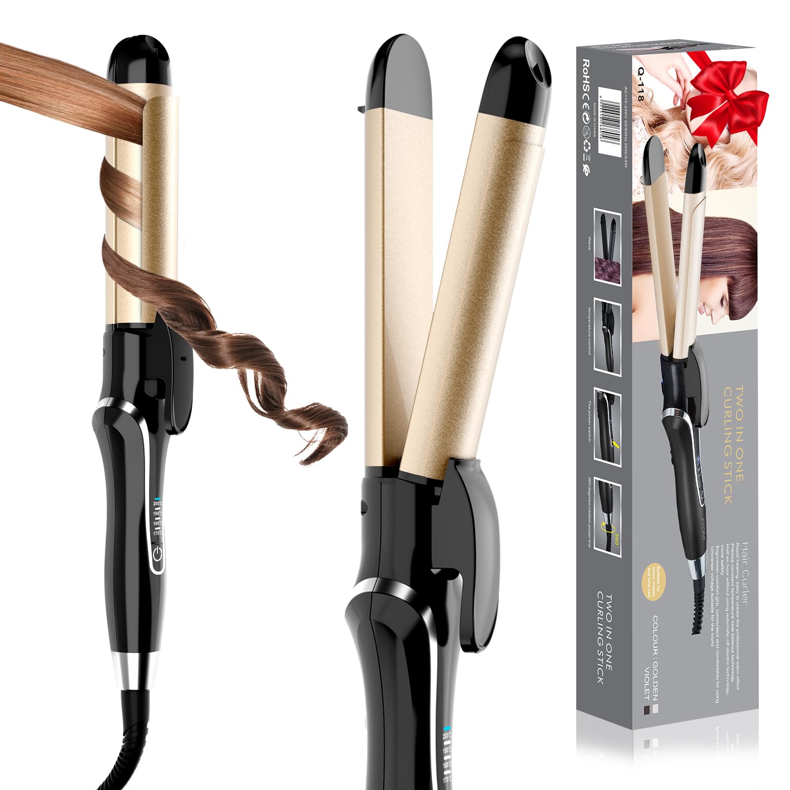 best size curling wand