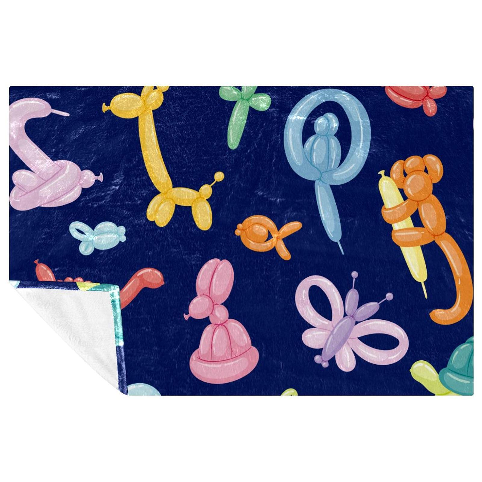 Couverture douce imprimé animal 150x100 cm pour lit et canapé