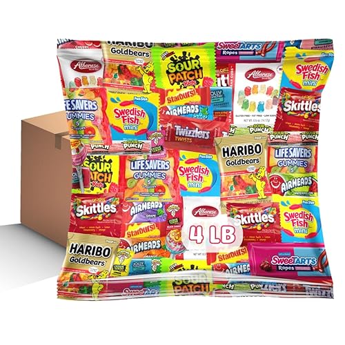 Paquete surtido de dulces surtidos Surtido de dulces de fiesta envueltos individualmente Dulces para cada ocasión (64 onzas)