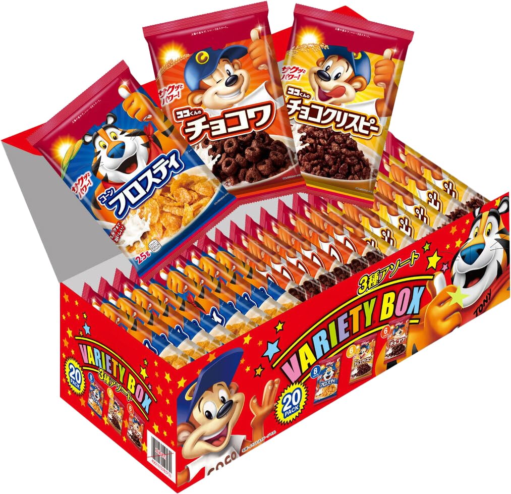 Amazon.co.jp: キッズシリアル 3種類 (コーンフロスティ・ チョコ