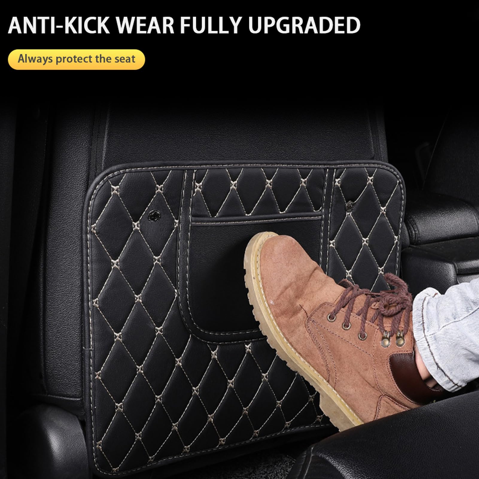 2 Piezas Almohadilla Antipatada Trasera para Asiento de Coche para Nissan Almera/Juke/GT-R/Leaf / / Maxima/Micra/Murano, Protectores de Asiento,- S