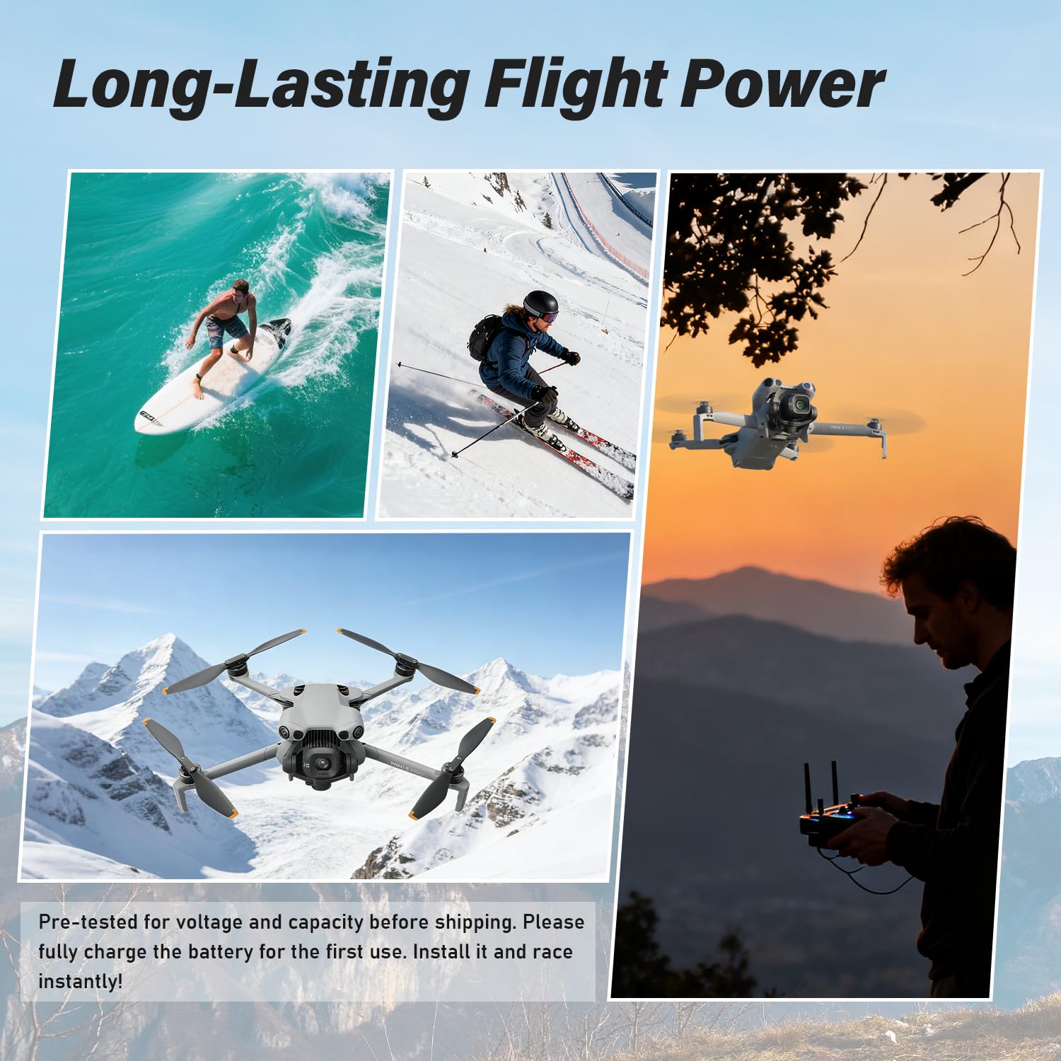 Mini 5 Pro Intelligent Flight Battery 7.16V 5000mAh High Capacity Replacement Battery Compatible with DJI Mini 5 Pro Up to 47 Mins Flight Time
