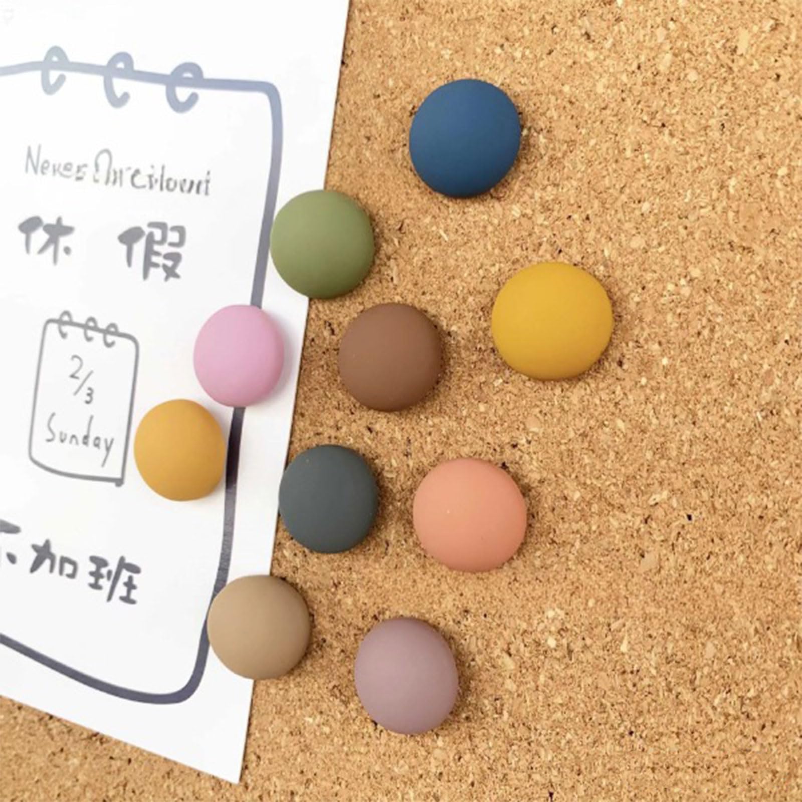 Lot De 305 Punaises Colorées Swpeet - Têtes Rondes 0.3cm Et 2.2cm Pour