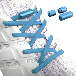 Laceton Elastische Schnürsenkel | Schnellschnürsystem mit hochwertigem Metall Lock-Verschluss – Stylischer Komfort und starker Halt | Schnürsenkel-Set, Nie mehr Schuhe binden (Schwarz)