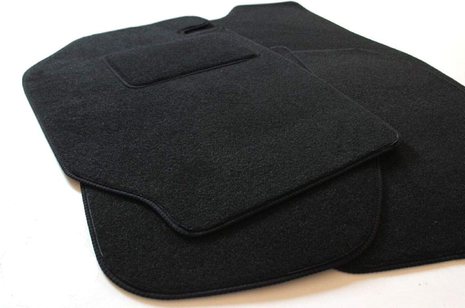 Tapis De Sol Velours Noir Pour Peugeot 308 I (2007-2013) - Avant/arrière - Antidérapant