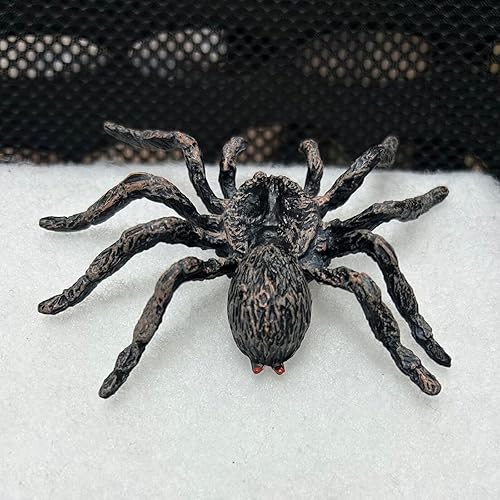 Miniatura 2 de Figuras de juguete de insectos realistas de arañas falsas, accesorios de broma de araña realistas de Halloween, suministros de fiesta