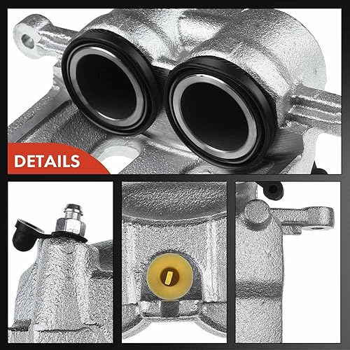 Miniatura 7 de A-Premium Conjunto de pinza de freno de disco sin soporte compatible con modelos Nissan - D21 1987-1994, NP300 2010-2013, Pathfinder 1989-1995,