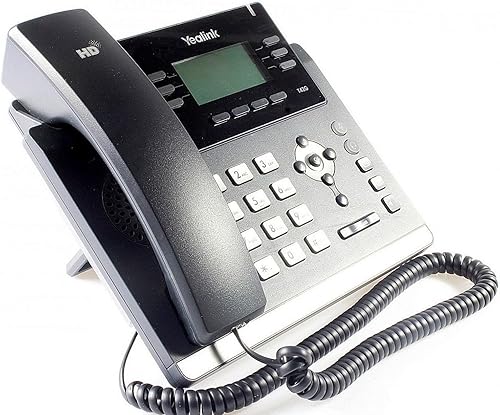 Yealink SIP-T42G Teléfono IP Gigabit ultra elegante de 12 líneas (renovado)