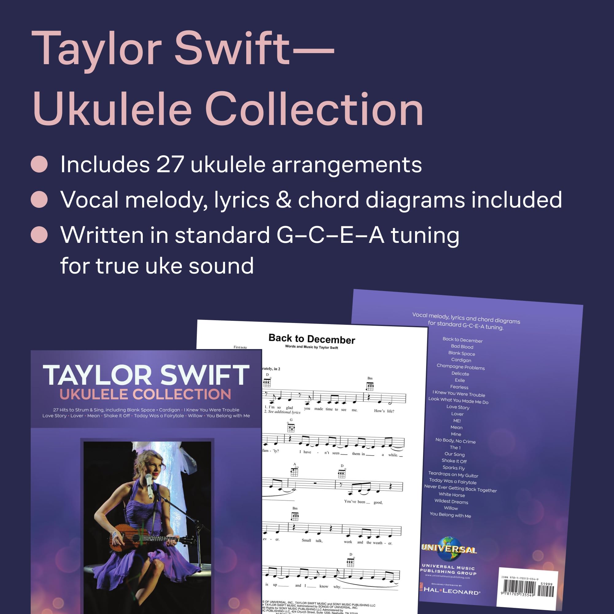 Taylor Swift - Ukulele Collection: 27 Hits to Strum & Sing