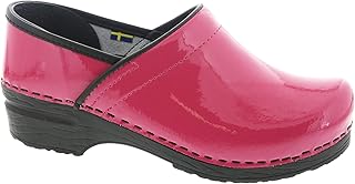 Bjork PRO ELSA Fuchsia Patent Leather Clogs