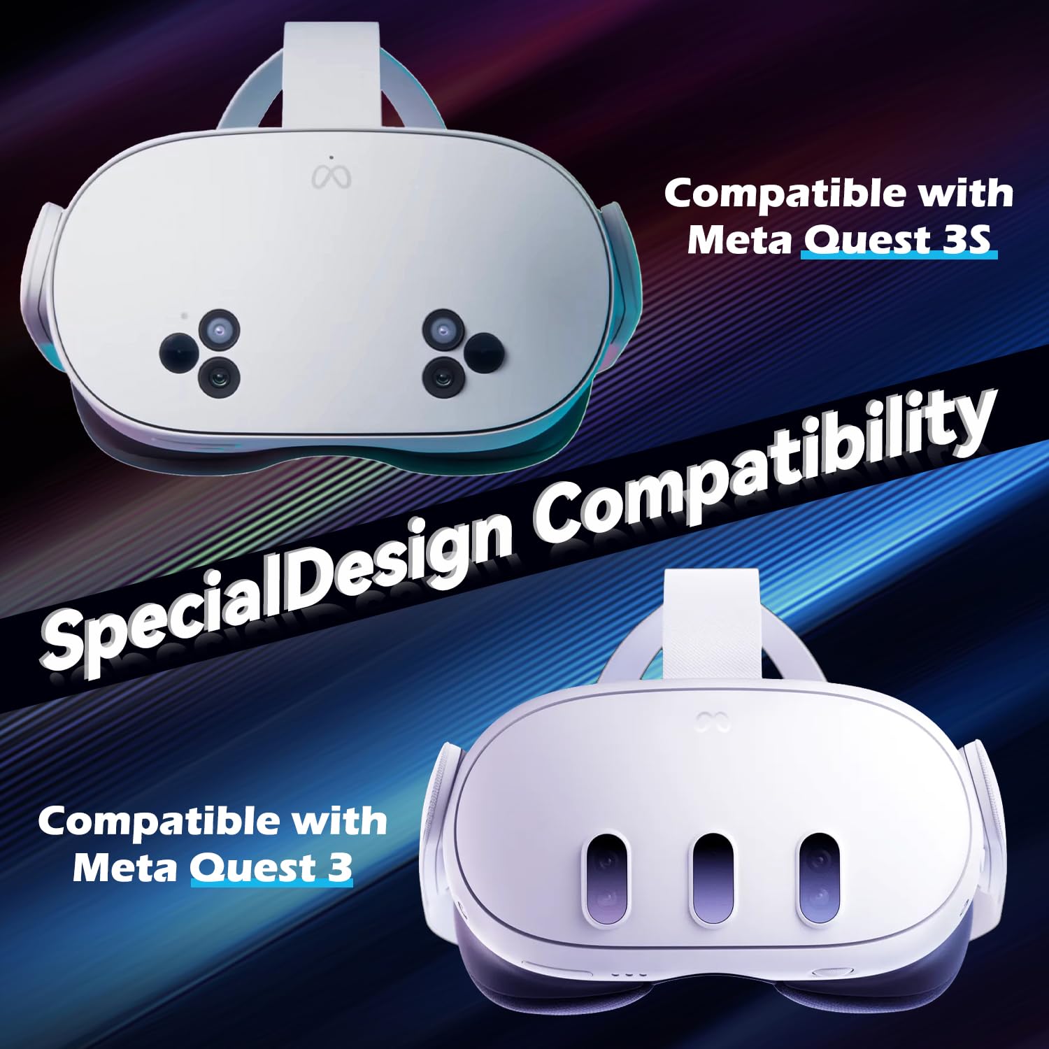 Cinturino Elite per Testa Compatibile con Oculus/Meta Quest 3/Quest 3S, Rilascio con Un Clic & Ritrarre Regolabile Head Strap, Miglioramento Comfort e Immersione Gioco Accessori VR Fascia