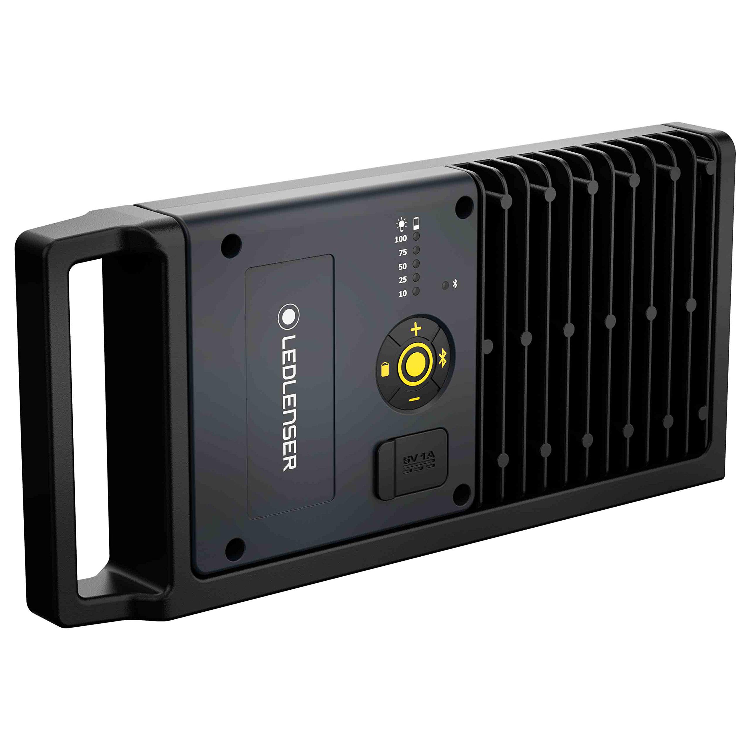 Ledlenser iF8R Rechargeable High Power LED Professional Light, 4,500 Lumens, Bluetooth Controlled, Built-In Power Bank, Easy Transport Handle