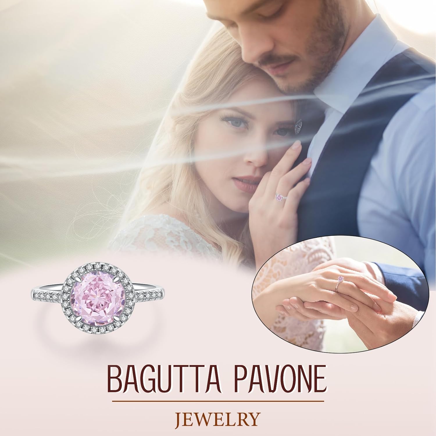 1CT Natural Green Olivine/Yellow Crystal/White/Blue Topaz Stone/Radiant Cut White/Pink/Yelow/Blue/Green Stone/3-Stone Engagement Rings for Women 18K Gold Plated 925 Sterling Silver - Image 7