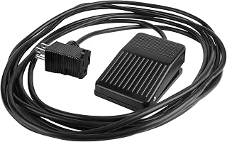 Kooca Momentary Foot Switch Pedal 10ft 15A 250V UL-Listed - Press Hold On Release Off for Power Tools Lamps Deadman Control