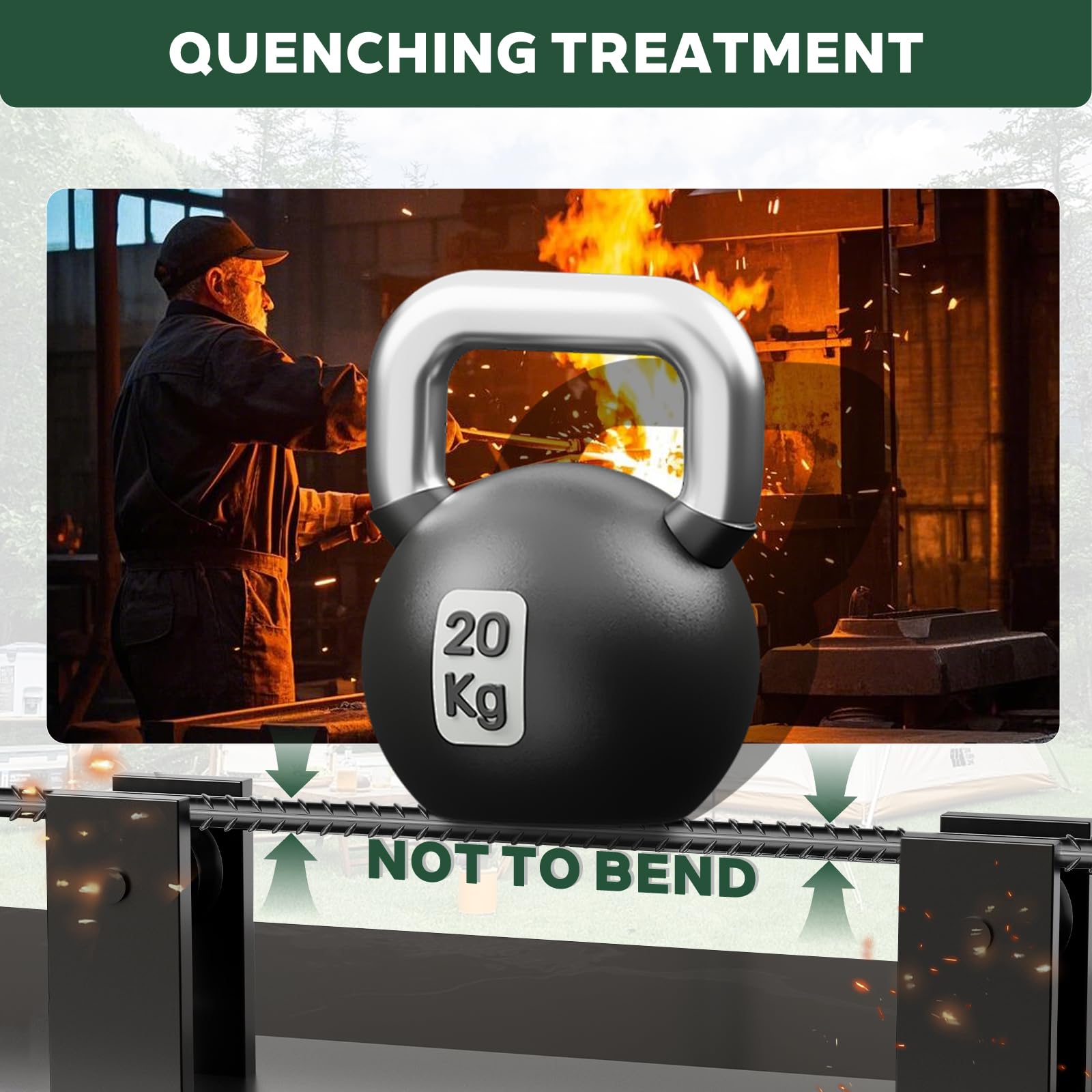 20 Pieces J Hooks Rebar Metal Tent Stakes 12 Inch Galvanized Ground Anchors Yard Stakes for Landscape Fabric Artificial Turf Heavy Duty Anti Rust for Outdoor Lawn Decorations Inflatables Swing Set