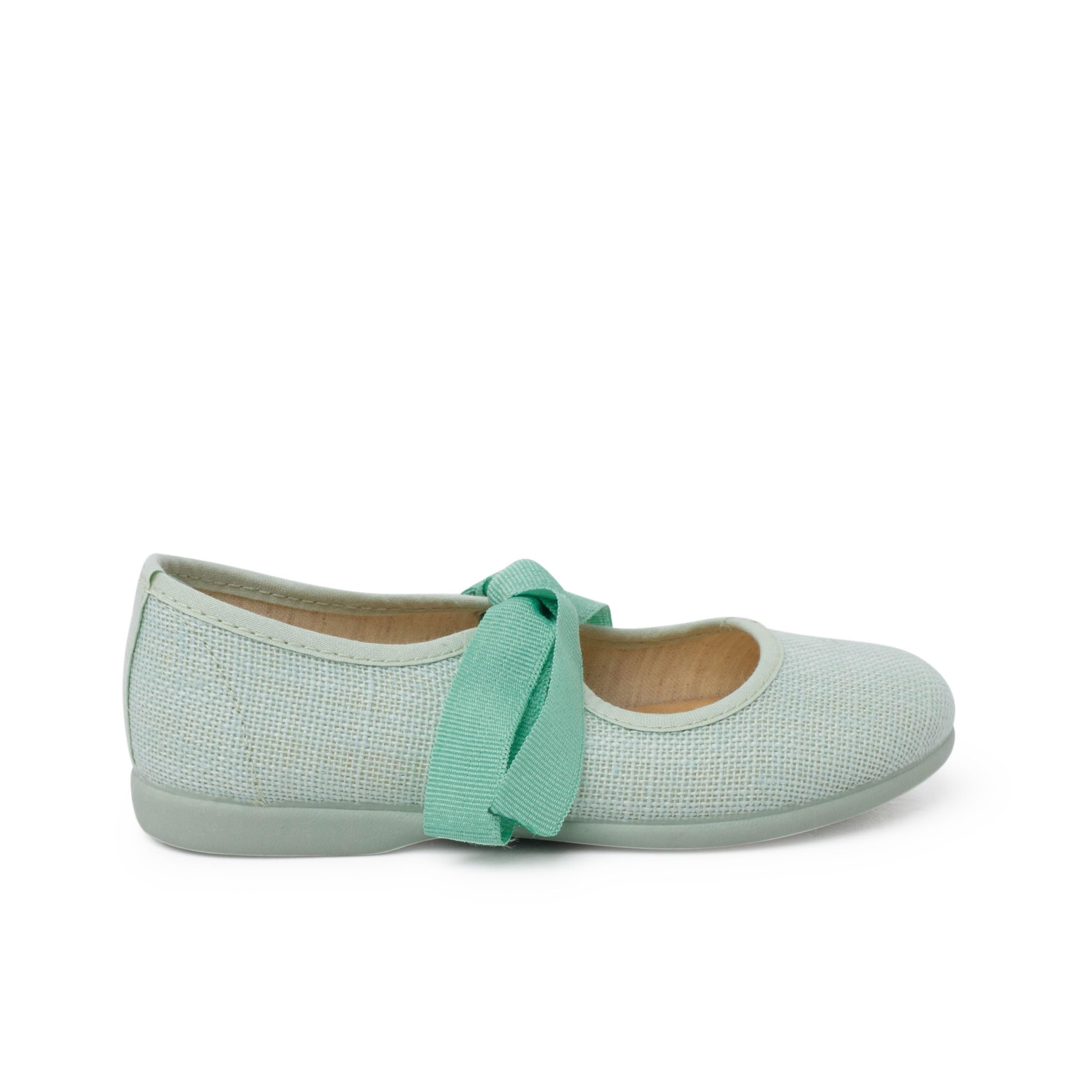 Pisamonas Chaussures Babies en Lin avec Nœud Faya