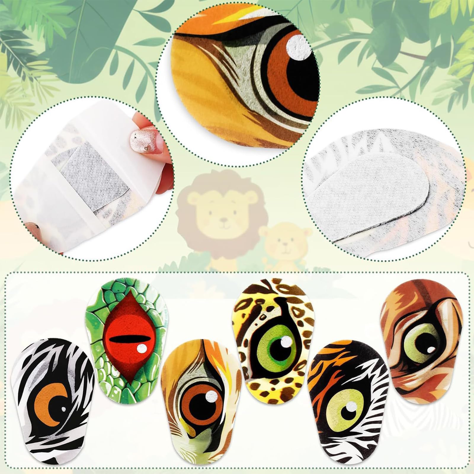 12 Pezzi Bende Oculari per Bambini, Cartone Animato Benda Occhio Pigro Bambini, Usa e Getta Traspiranti Non Tessuto Benda Oculare per bambini, per Occhio Pigro Ambliopia