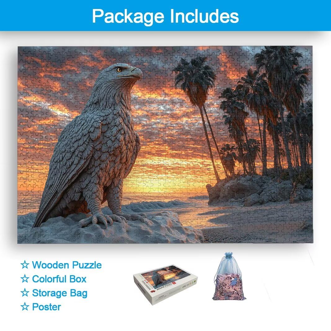 Puzzle Aquila, Puzzle 1000 Pezzi per Adulti, Regalo Donna/Uomo -2499
