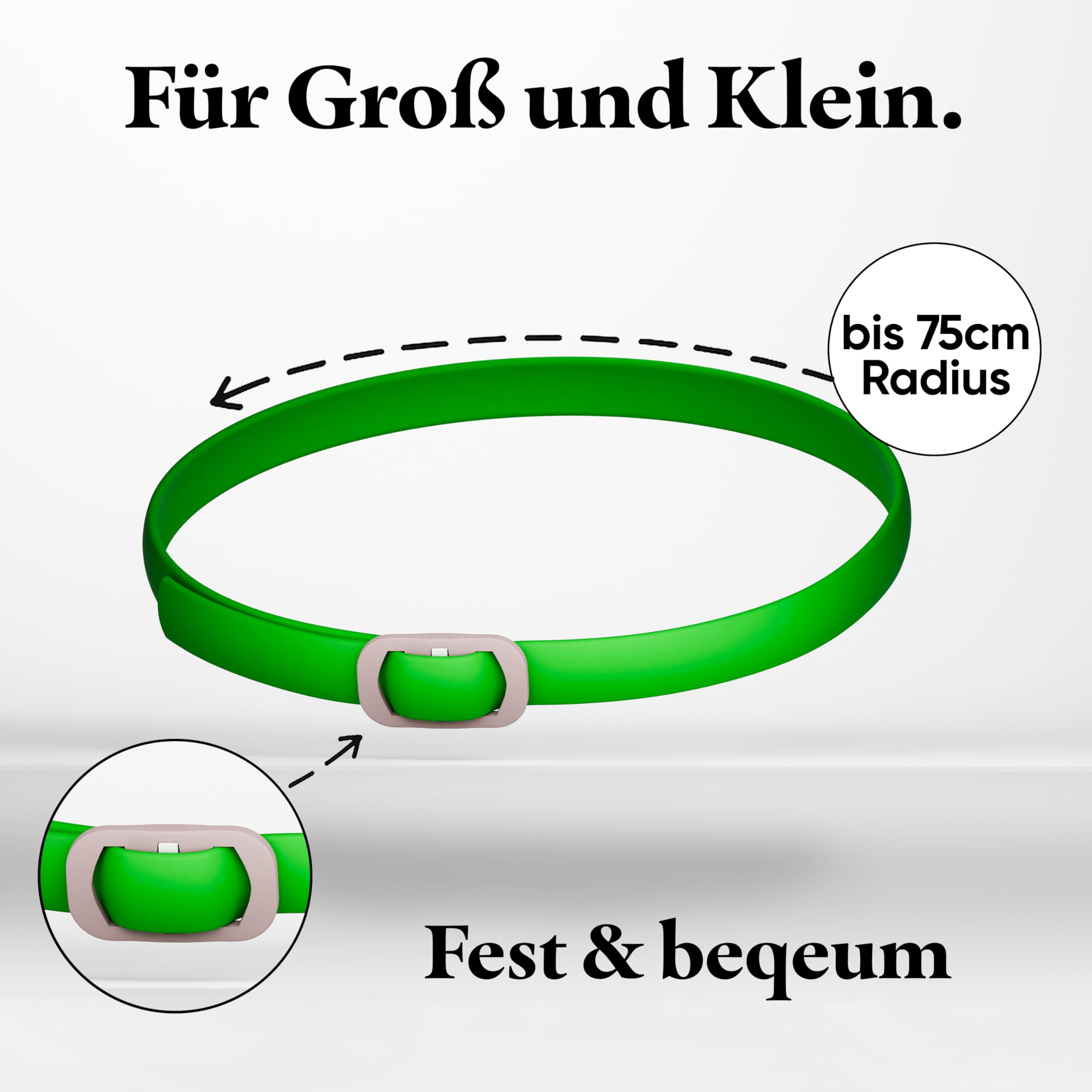 Monked Zeckenhalsband für Hunde – Natürlicher Zeckenschutz & Flohschutz [wasserdicht & verstellbar] bis zu 8 Monate Schutz gegen Zecken und Ungeziefer