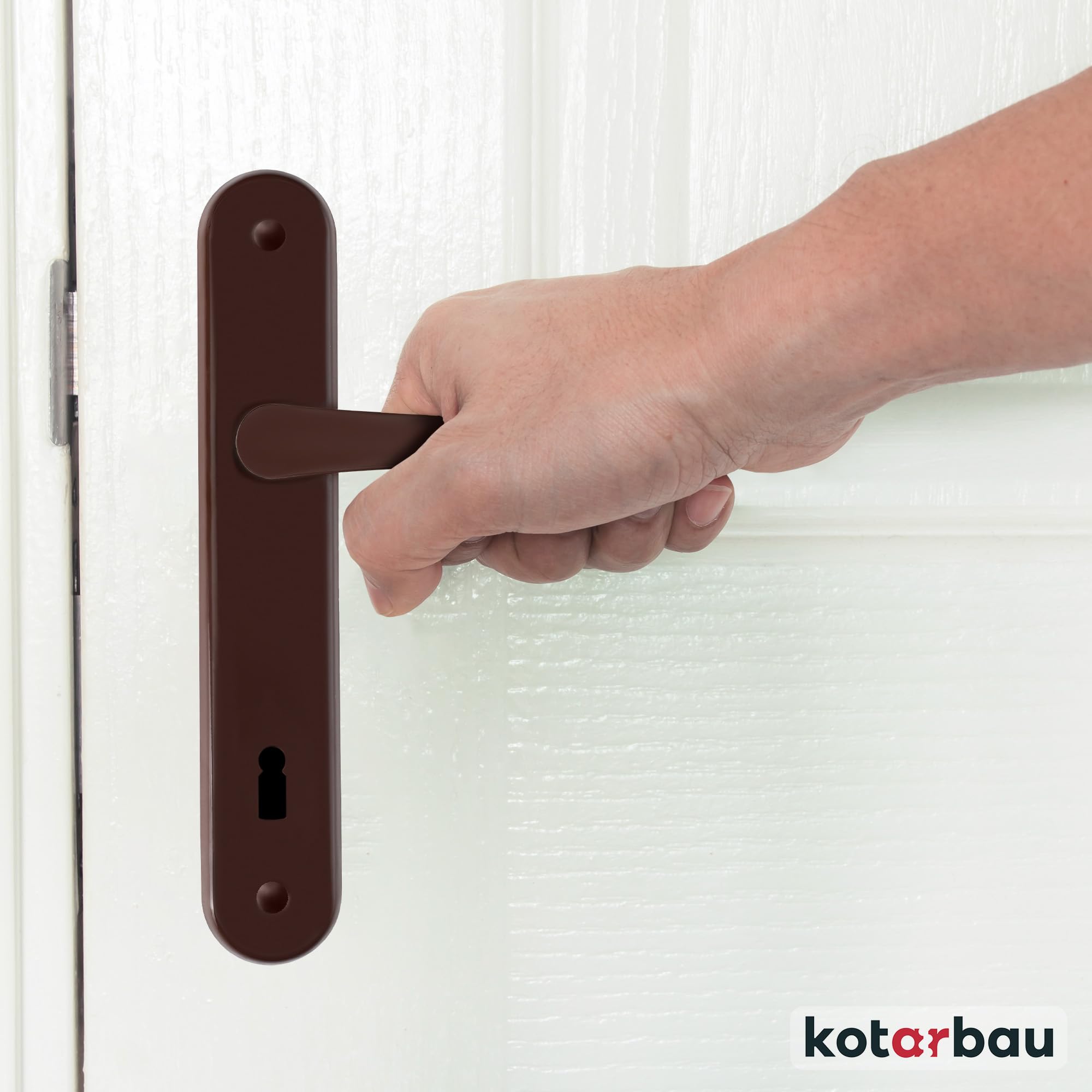 KOTARBAU® Lot De 2 Poignées De Meuble - 140 Mm - Pour Cuisine, Placard, Tiroir, Magasin - Poignée Arquée - Pour Portes Et Tiroirs - Marron