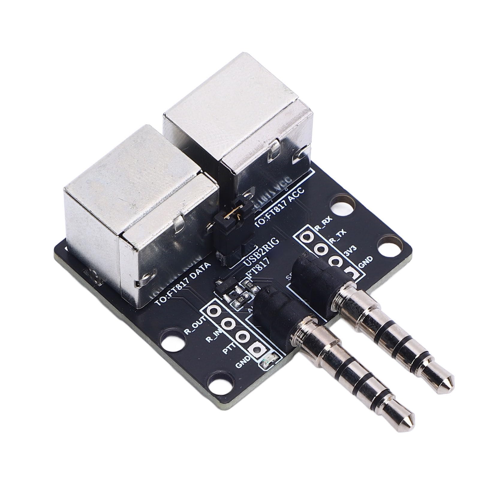Interfaccia modalità Digitale Integrata Scheda Audio USB Tutto in per Radioamatori per OSX Interfaccia modalità Digitale per Hobbisti Materiale ABS