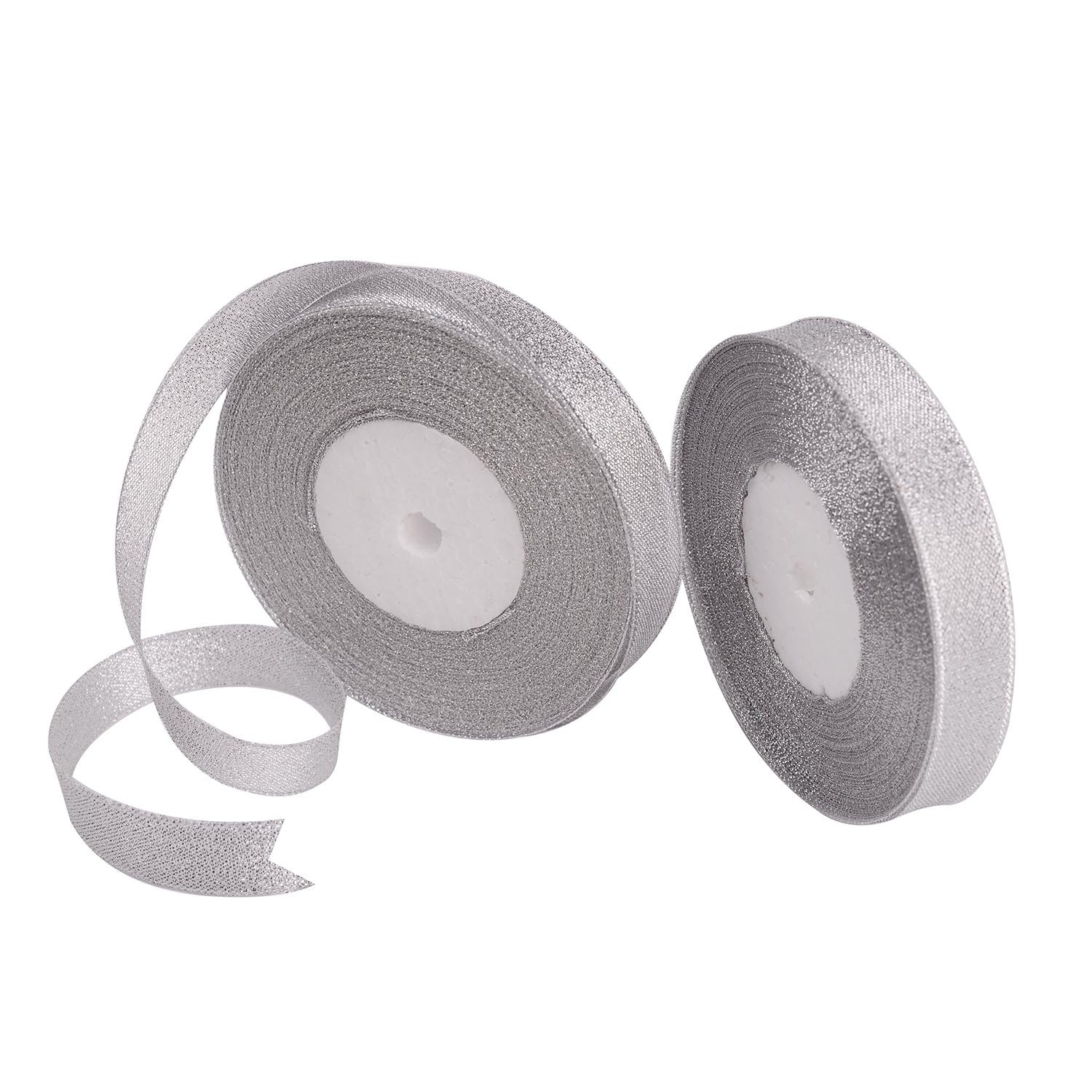 YYCRAFT 10 Yards Solid Mesh Tube Deco Flex for Wreaths Cyberlox CRIN Crafts Halloween 16mm 5/8-Inch (Shinny Black)