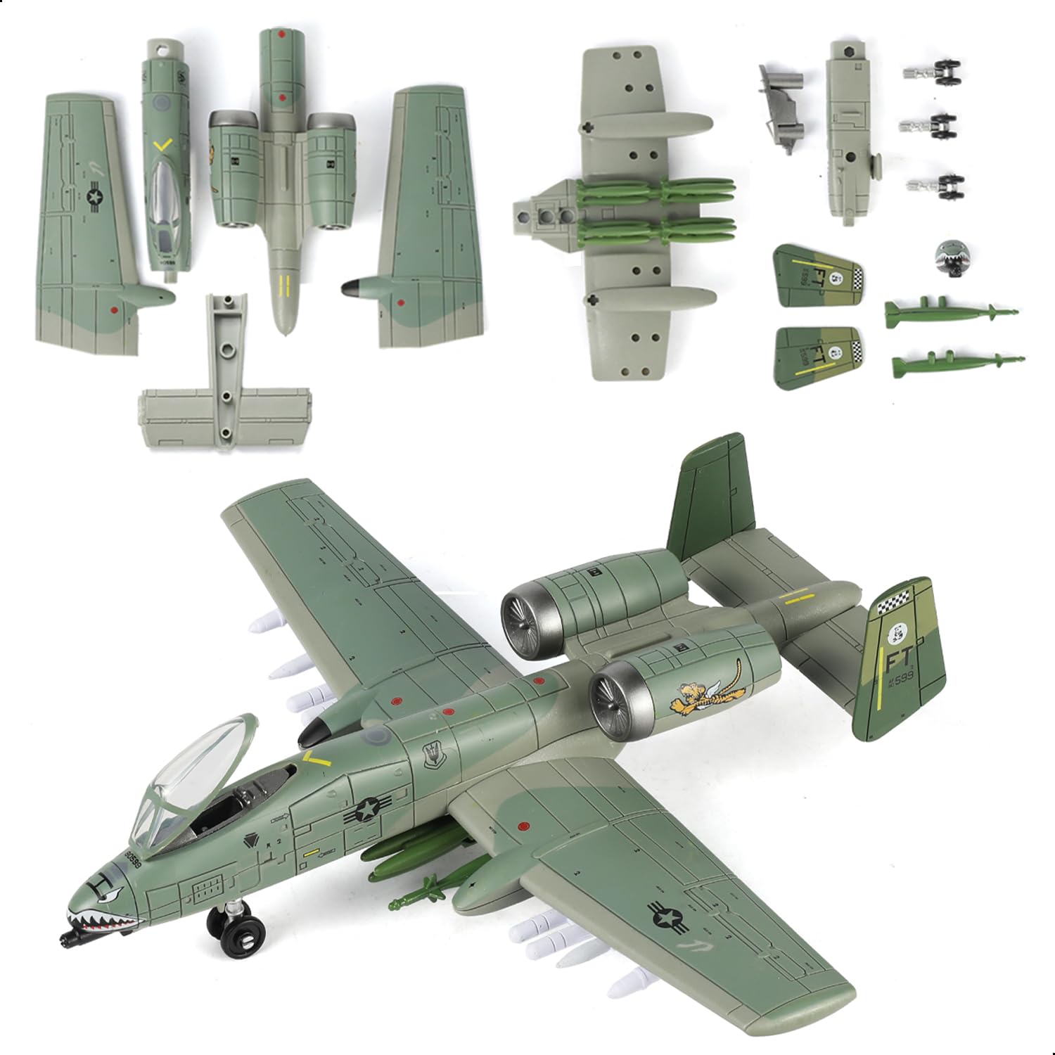 HM A-10 Thunderbolt II 1/72 ダイキャストモデル Amazon.com: SEBUNAS 1:72 Scale A-10 Thunderbolt II Warthog Highly