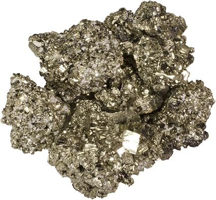 Hypnotic Gems Materials 2 lbs Premium Cocada Pyrite Fools Gold Stones from Peru - Raw Natural Rough Crystals for Cabbing, Tumbling, Lapidary, Polishing, Wire Wrapping, Wicca & Reiki Healing