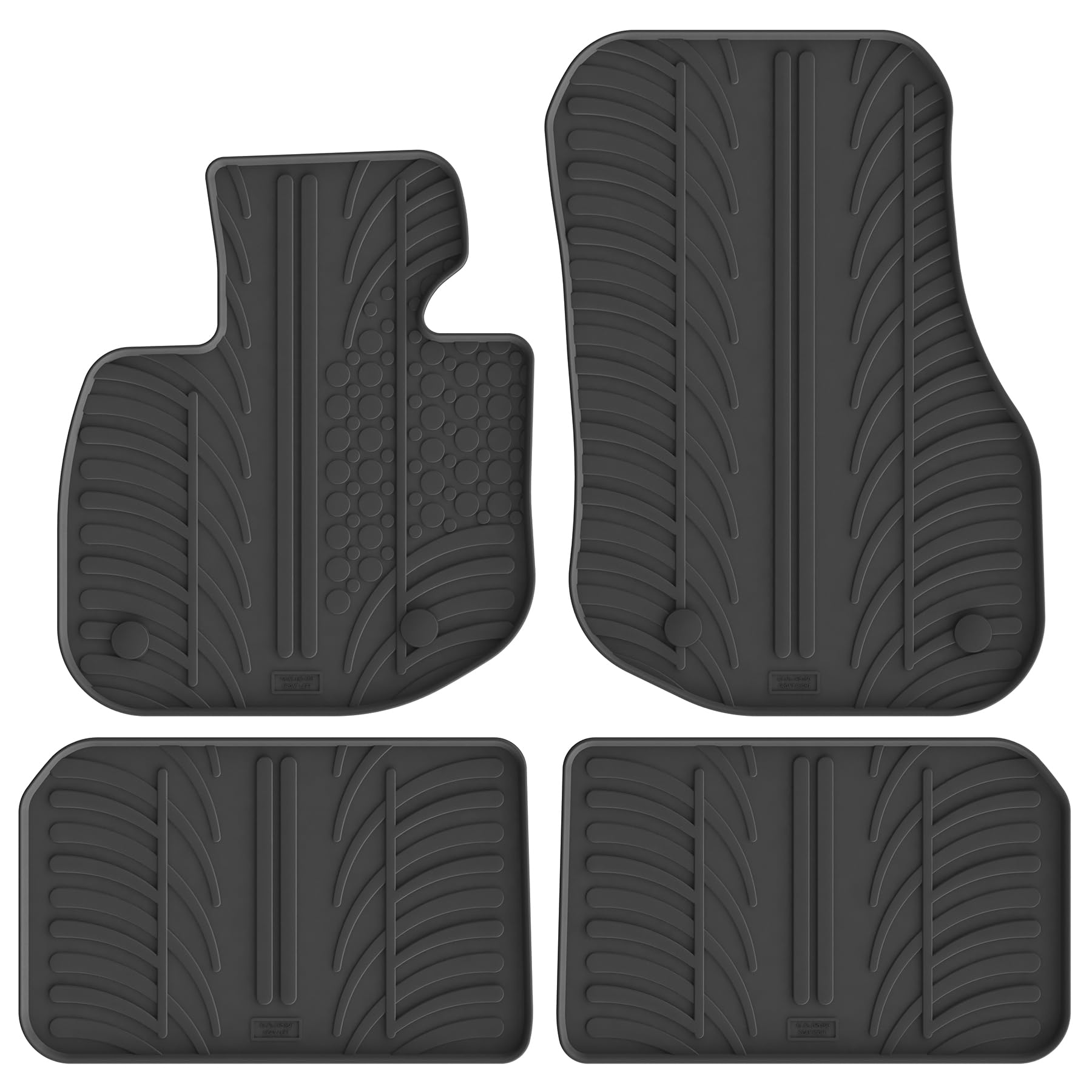 Gledring Rubber mat set compatible with BMW iX1 (U11) 2022- (T profile 4-pieces)