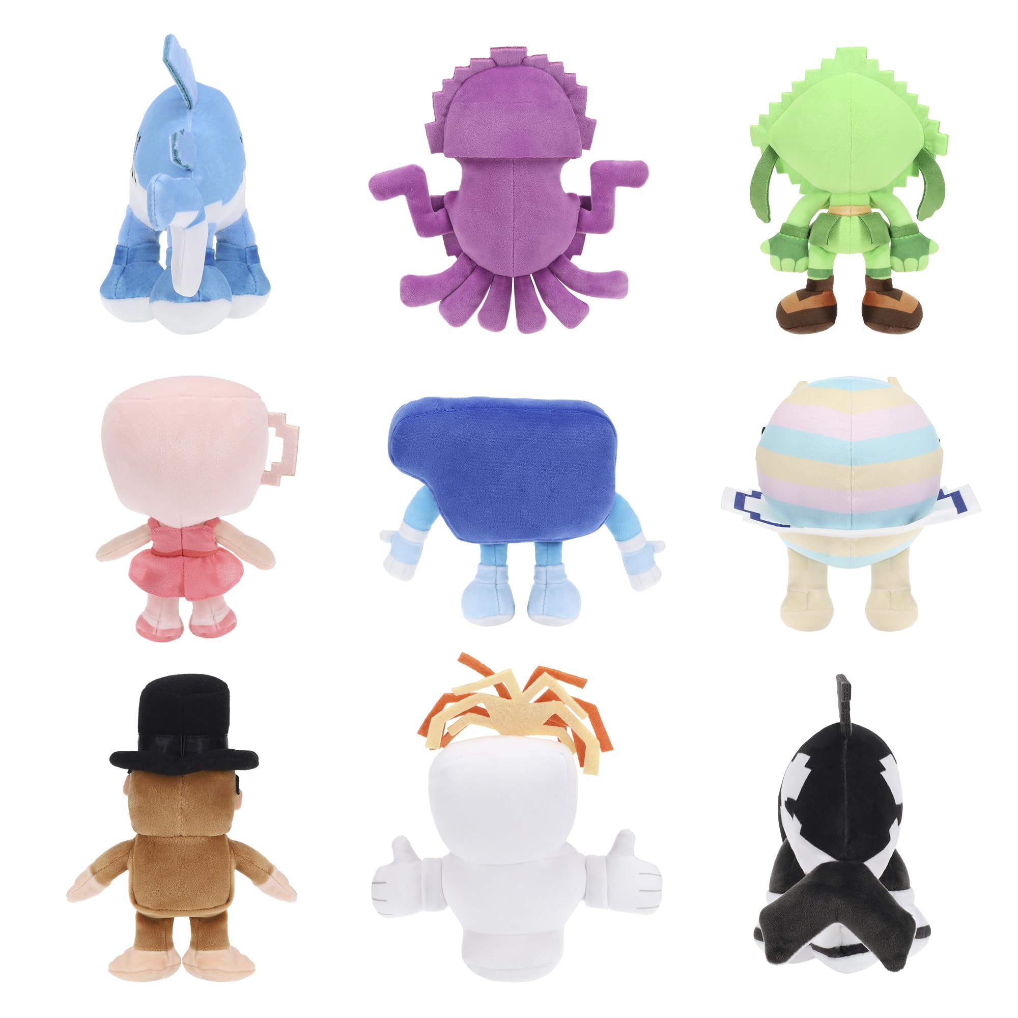 Peluche da collezione assortito - Bambola morbida da 20 cm con personaggi di meme virtuali su Internet, giocattolo in stile moderno e gamberro, regalo originale per i fan
