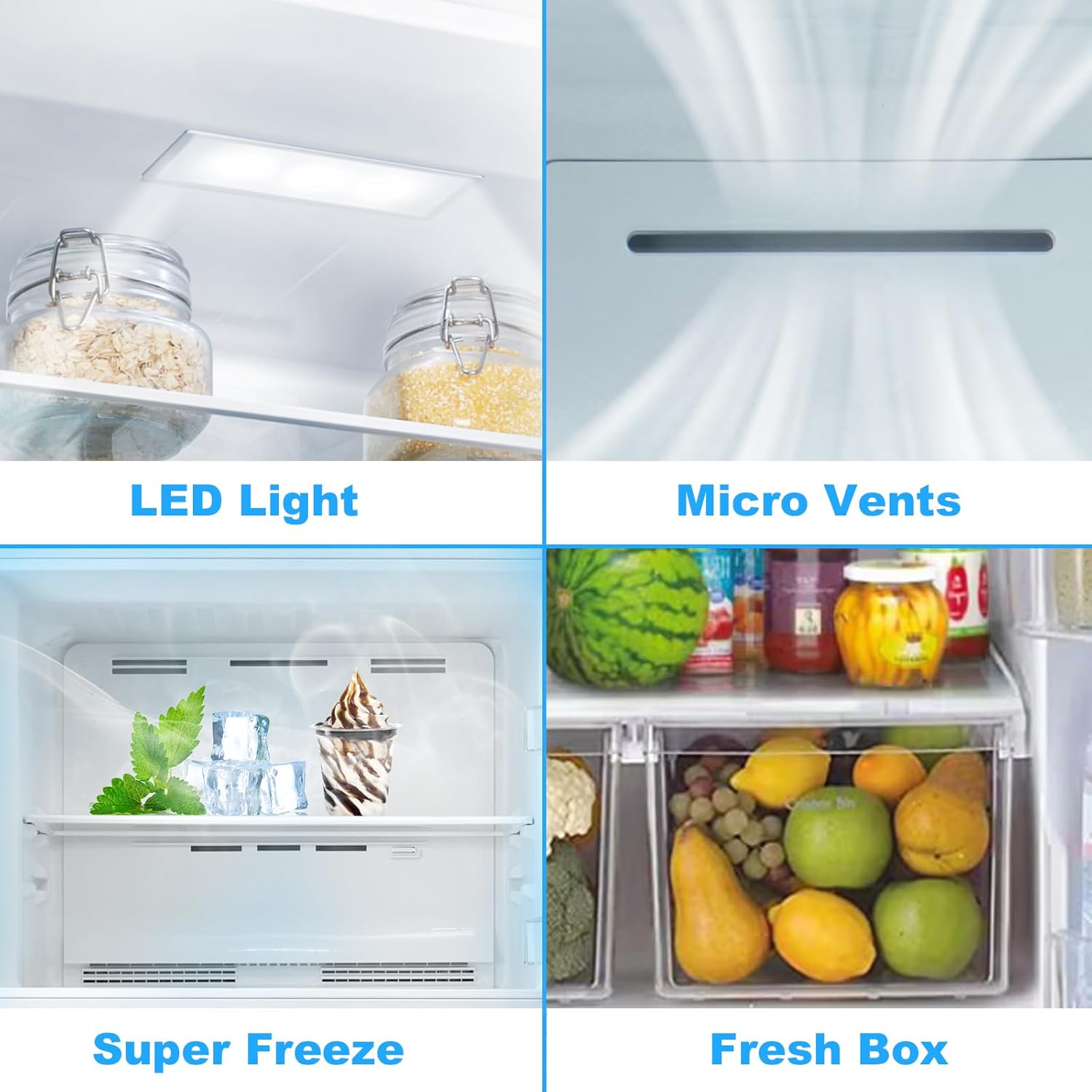 Upright freezers 21 cu.ft, Garage Standing Freezer/Refrigerator 115v, Dual Modes, Recessed Handle Single Door, Right, Stainless Steel